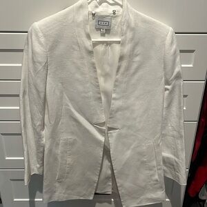 Women’s AYR White 100% Linen Blazer - Made in Portugal